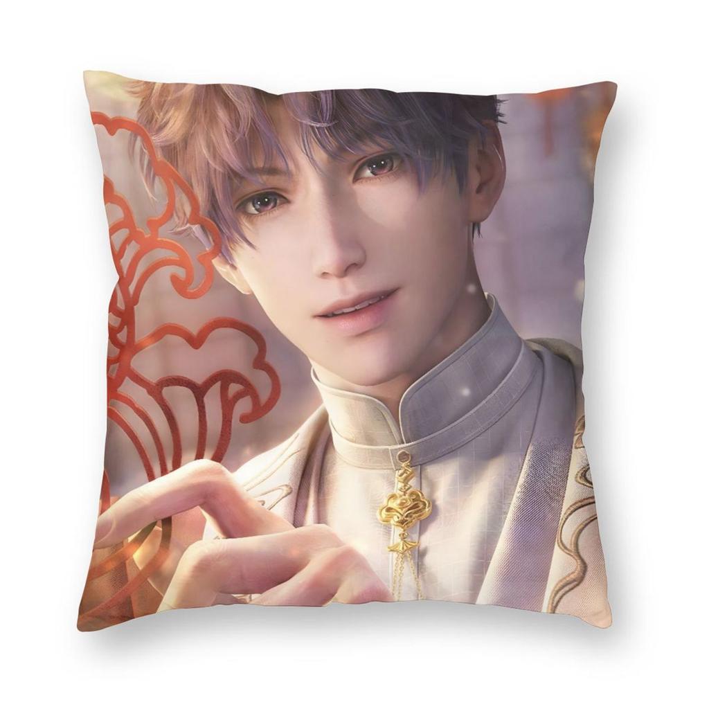 Love And Deepspace Rafayel Pillowcase Printed Fabric Cushion Cover Gift Pillow Case Cover Home Zipper 40*40cm