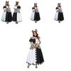 Alice im Wunderland Kostümkleid aus Polyesterstoff für Cosplay und Halloween-Veranstaltungen