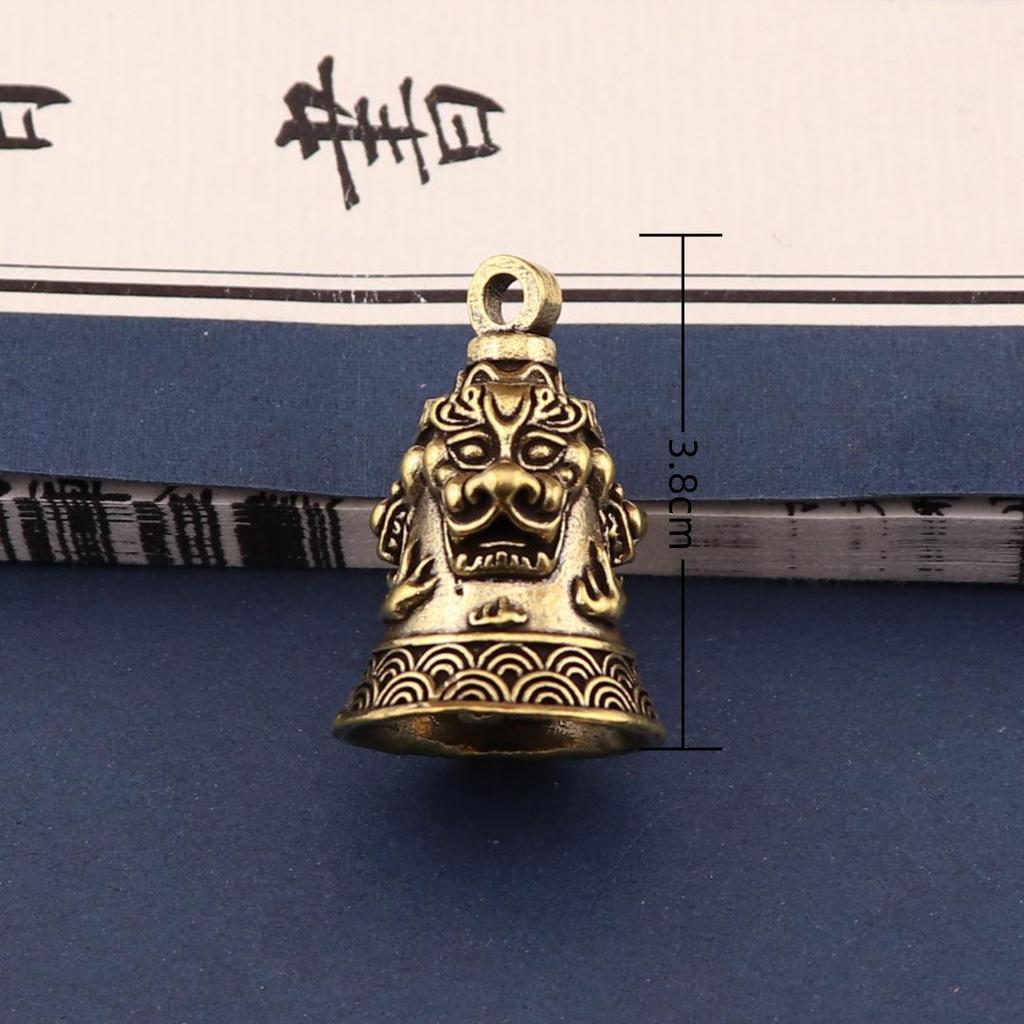 Vajra Glocke Herz-Sutra Löwenkopf Schlüsselanhänger Anhänger Taschenanhänger