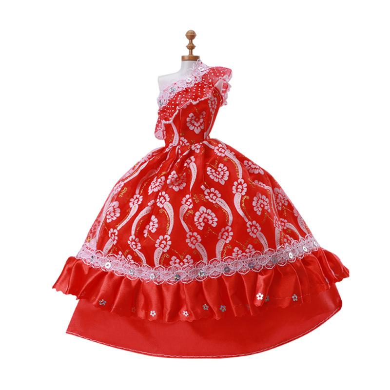 1 Set Of Handmade Fashion Princess  Dresses Clothes For Dolls With A Height Of 30cm (without Dolls)
