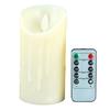 Waterproof Flameless Candles Battery Operated LED Candles with Remote Control Flickering Fake Pillar Candles for Wedding Halloween