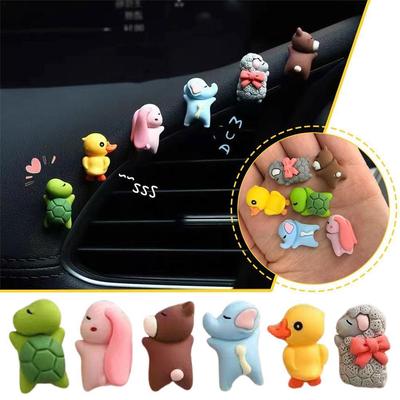 Niedliche Cartoon-Tier-Auto-Innendekoration, Zubehör, Konsolen-Display, Ornamente, Ornamente für Familie und Freunde, Geschenke