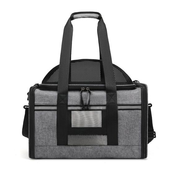 Mesh Cat Carrier Bag Pet Travel Tote with Adjustable Shoulder Strap Breathable Pet Carrier Cross Body Bag for Small Dogs Cats