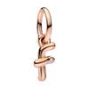 Brand New Plated Rose Gold Letter A-z 26 Alphabet Bead Component Zircon Letter Charm Bead Component Compatible With Authentic Original Bracelet High