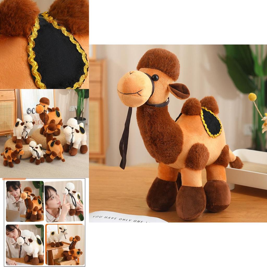 Adorable Plush Camel Toy Soft Stuffed Animal Doll Perfect For Kids Birthday Gifts