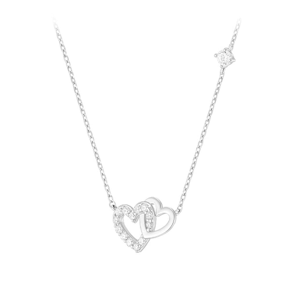 Double Heart Necklace (Jjljnq1Bs308Sw420)