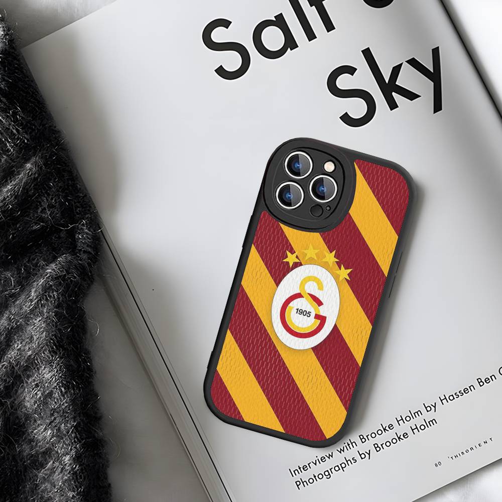 1 Stück Klassische G-galatasaray-C-club Handyhülle Für IPhone 15 14 13 12 11 16 Pro Max Plus Leder Weiche Hülle