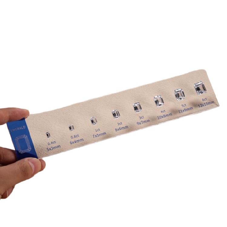 Jewelry Store Accessory Cubic Zirconia Size Comparison Set With Ergonomic Caliper Designs