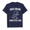 Wait for Me My Legs Are Short Its Very Interesting Running Emoji Print Tshirt Unisexs and Womens Casual Sportswear