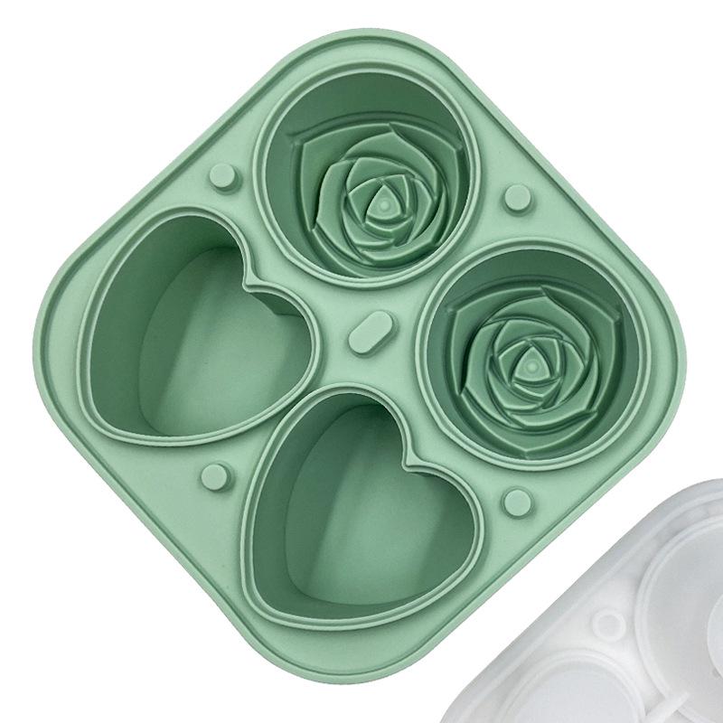 

Большая силиконовая форма для льда в форме розы и сердца для виски