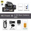 4K 2160P+2.5K 1440P ADAS Dash Cam For Cars Car Camera Dash Cam WIFI Camera Car Front and Rear Dash Camera Black Box 24H Parking