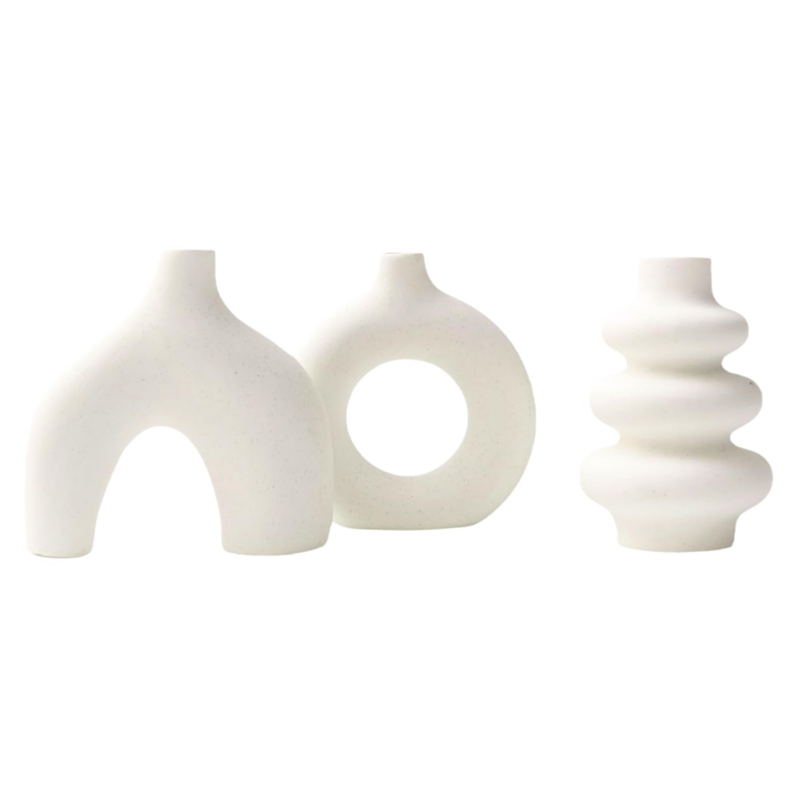 ideamall Ваза для цветов, Стильный дизайн интерьера, Нордическая одиночная ваза для цветов, Набор из 3 штук