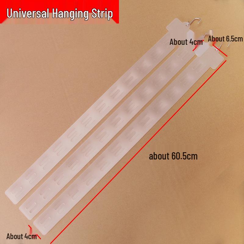 

Plastic Hanging Strip for Snacks and Small Commodities Display in Convenience Stores