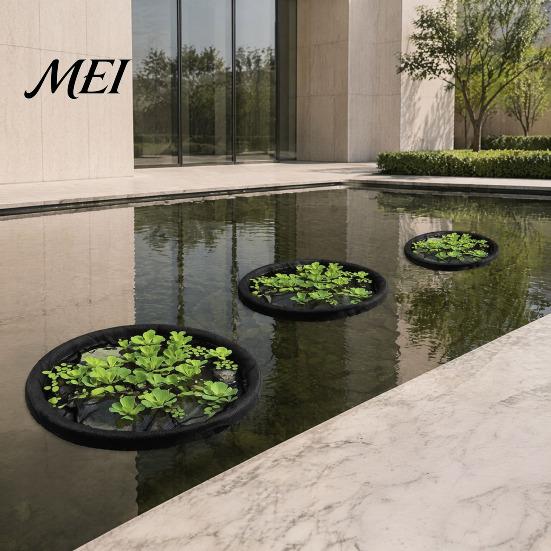 Floating Plant Corral Pond Planter, Fish Barrier Netting, Protector, 18" Protection for Plants 24" 31" Ring, Mesh Garden Ponds, Aquatic Netting