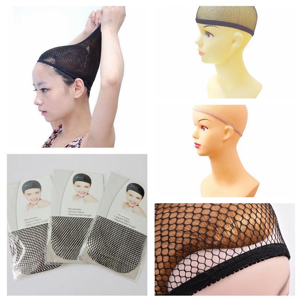 Unisex Nylon Black/Nude Wig Stocking Bald Cap Hair Mesh Snood