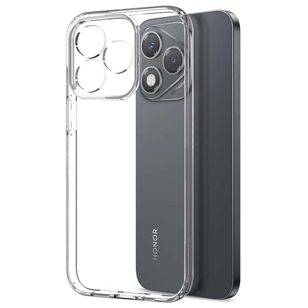 

NORTHJO For Honor 400 Lite 5G Case Soft TPU Clear Phone Cover with Tempered Glass Screen Protector A
