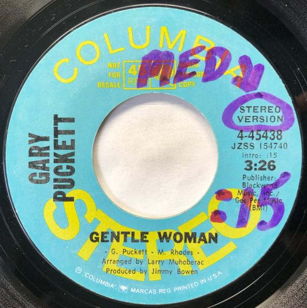 

7inch Record GARY PUCKETT - Gentle Woman 445438PROMO COLUMBIA 1971 US Rock Used