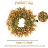 Eucalyptus Leaf Artificial Wreath PE Material Artificial Flower Simulation Plant Outdoor Party Event Garden Decoration