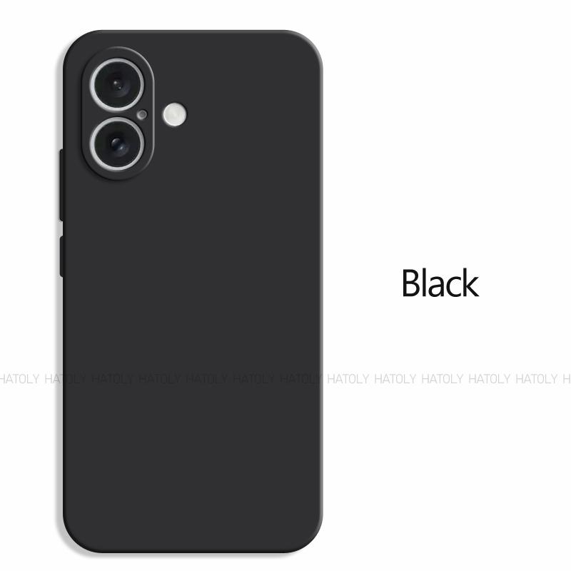 

Для iPhone 16 Чехол Для iPhone 16 Plus 16 Pro Max Чехол TPU Ударопрочный Жидкий Силиконовый Чехол для Телефона Защитный Чехол Для iPhone 16 For iPhone 16 Plus чёрный