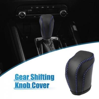 Gear Shift Head Knob Cover Fit for Toyota RAV4 2013 2014 2015 2016 Black Blue
