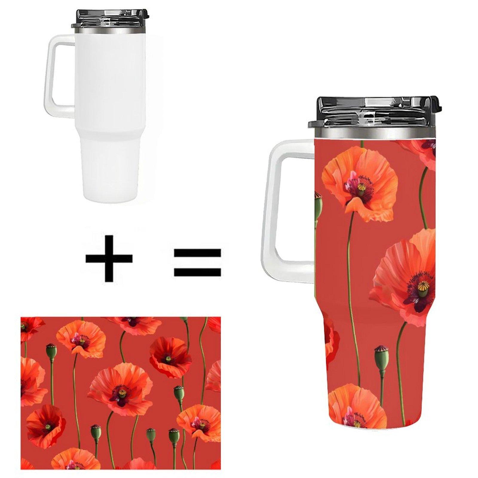 Drop Shipping 40oz Sublimation Blank Mug Stainless Steel Insulated Tumbler for Bakery Shop Custom Logo 40oz(1133.98g)