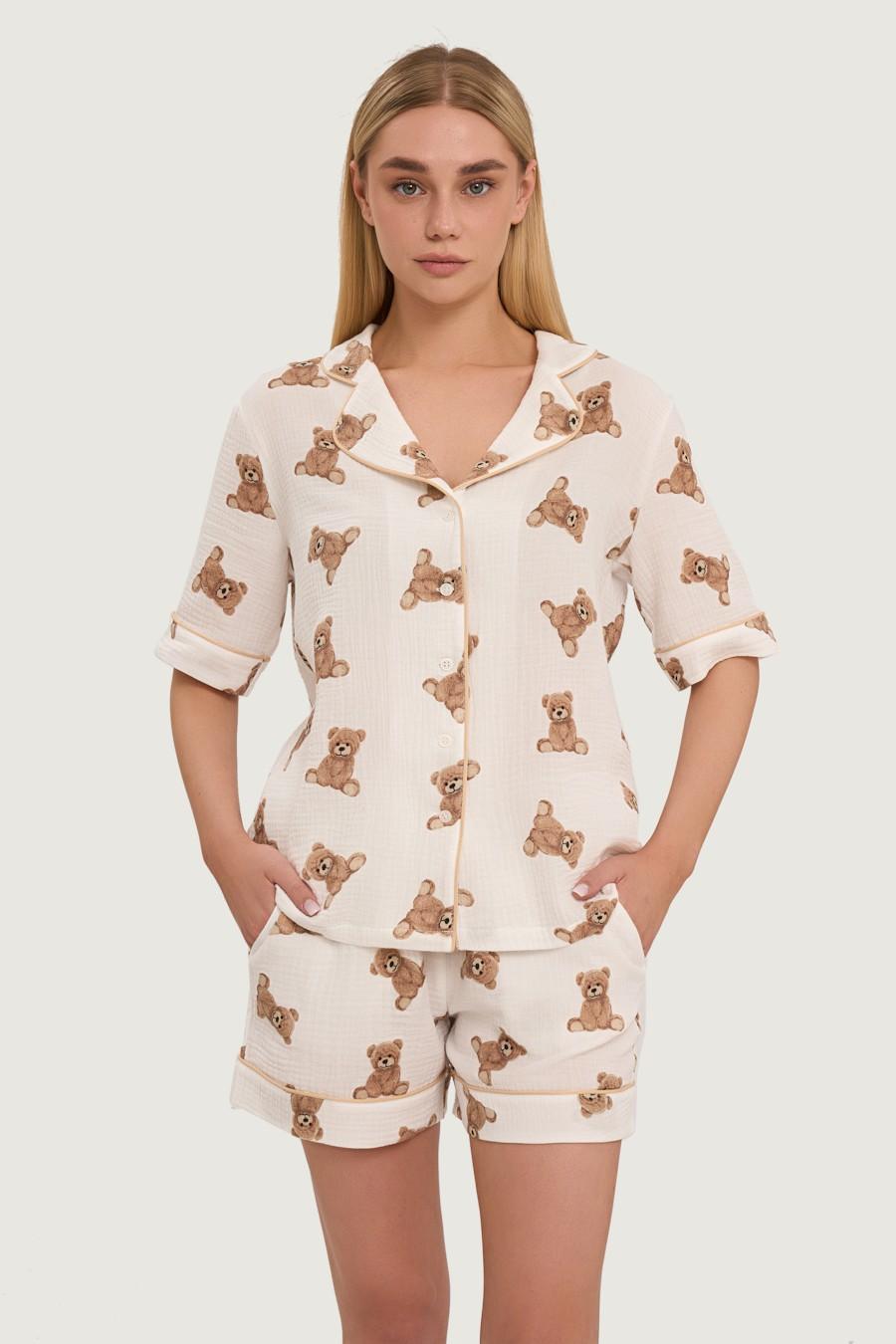 

Комплект: блуза и шортики German Volf (97140) 46(L) різнокольорові кольору