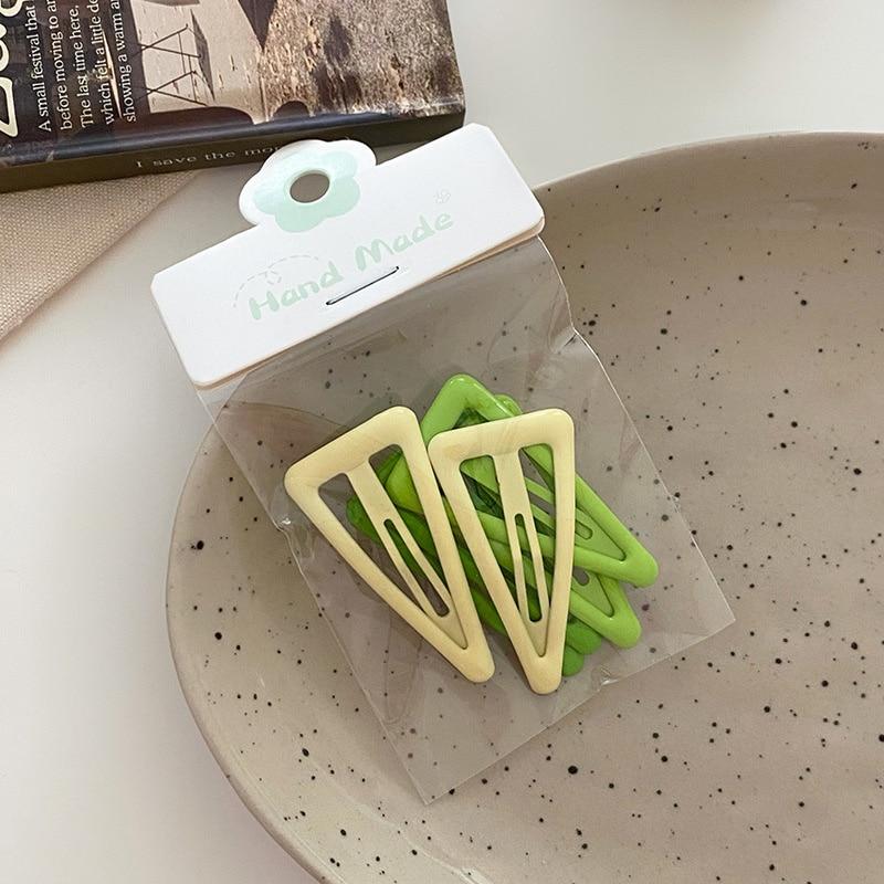 Agrafe de păr geometrice de culoare bomboană drăguță pentru fete Agrafe de păr de modă BB Bang Agrafe Barette Accesorii de păr pentru copii