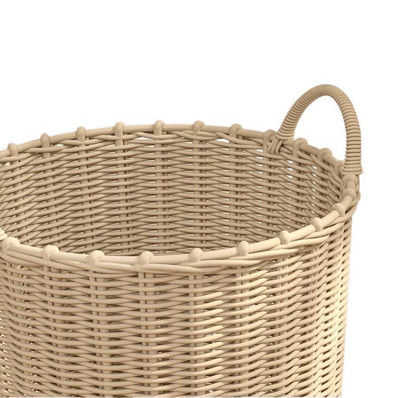Large Capacity Laundry Hamper: Stylish Basket for Dirty Clothes Storage