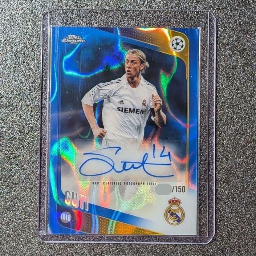 Used Guti Topps Chrome UCC /150 Auto Real