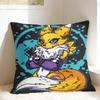 Pillow Cover Anime Renamon  Funny Pillow Case For Sofa Home Decoration Pillowcases