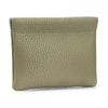 Mini Coin Purse Genuine Leather Small Coin Wallet Pebble Pattern Leather Squeeze Coin Purse Pouch Change Holder for Men & Women