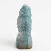 Blue Aventurine Owl Natural Stone Shipped as Good Interior Sculpture, 50mm, Ornament, One-of-a-Kind, Is, Fortune, Luck, Decor, Owl,