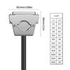 HPDB78 Male Female Cable Metal Shell DB78 Male To Male/Female Serial Cable SCSI Data Cable Optional Length