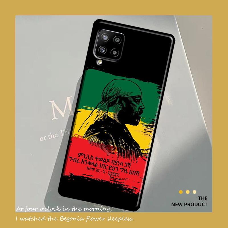 Emperor Menelik II of Ethiopia Case For Samsung Galaxy A54 A34 A53 A13 A32 A52 A14 A51 A71 A23 A33 A73 A12 A22 A21S Coque