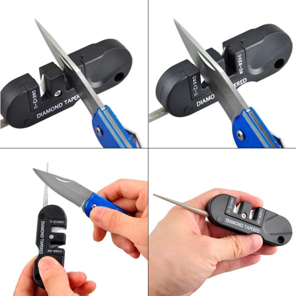 Carry-on Kitchen Tool Steel Knife Sharpener Sharpening Rod Sharpener Stone Tungsten Steel Sharpener