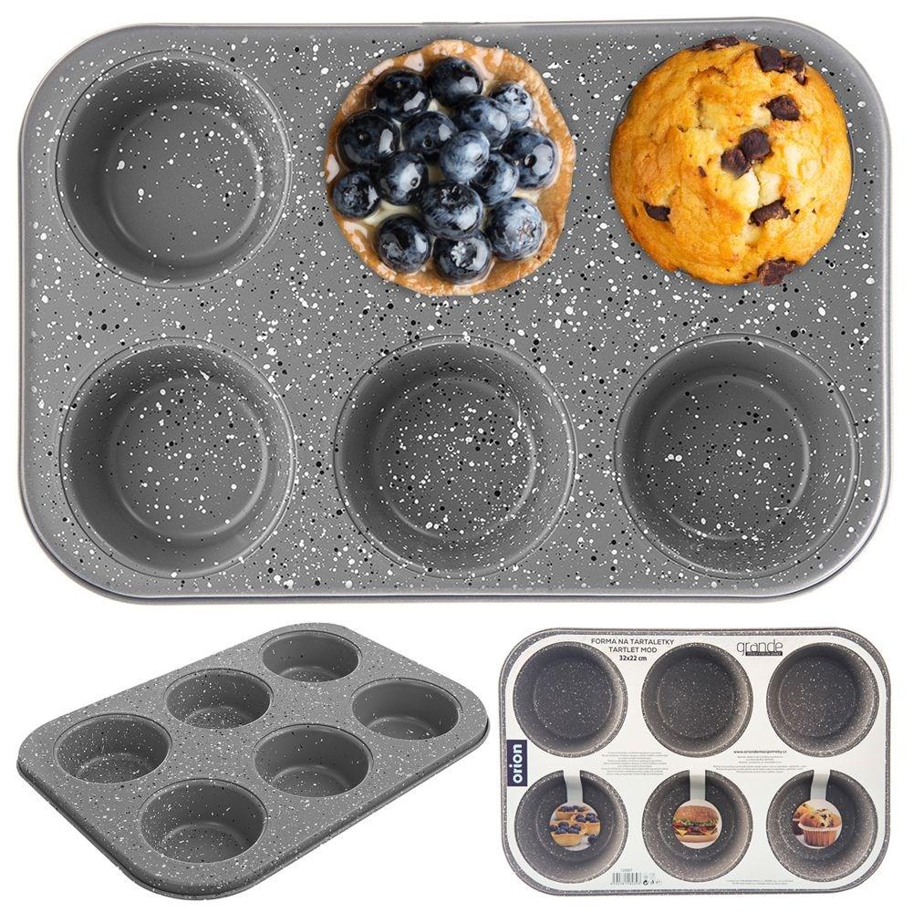 Forma Blacha Do Pieczenia Muffinek Babeczek Z Powłoką Granitową GRANDE ORION 120067