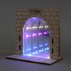 Diy Abyss Mirror Time Tunnel Lamp Visual Calming Fidget Color Glowing Desk Hobby Collectible Indoor Art Decor Holiday Supply
