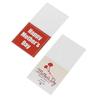 Q-FLA Wrapping Message Card with Bamboo Pick 30-Piece Set Red Carnation, Double-Sided Mini Gift Tags for Mother's Day Flower Arrangements