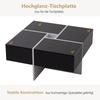 Coffee Table High Gloss 4 Drawers Modern Coffee Table Sofa Table Side Table Tea Table, Office, Reception, Up To 30KG