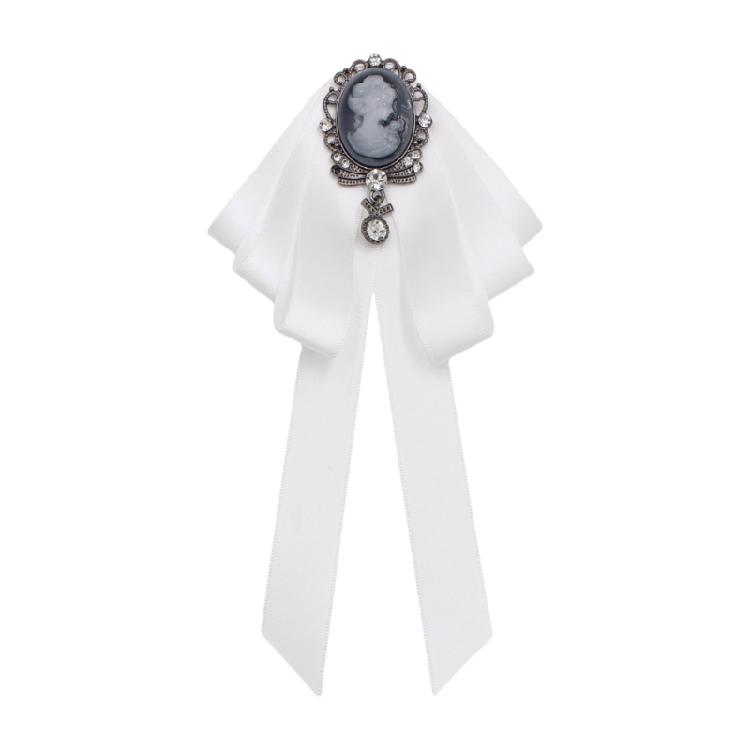 Sophisticated Tie Brooch Professional Stewardesses Student Grooms Bows Unique Tie for Ceremony and Celebrations