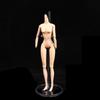 Acrylic Doll Holder Stands Transparent 30cm Figure Display Waist Foot Support Rack Bracket For 1/6 Doll Toys Show