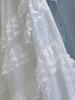 Women's Summer 2025 High Waist Lace A-line Skirt - Irregular Mid-length Drapey Design
