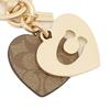 Coach Outlet Signature Key Beige and 91478 IMKHA Ring, White, Women's, [Used]