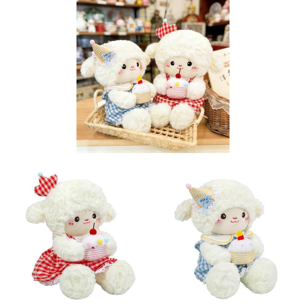 Plush Sheep Cake Doll For Kids Sleep Toys Gift For Children
