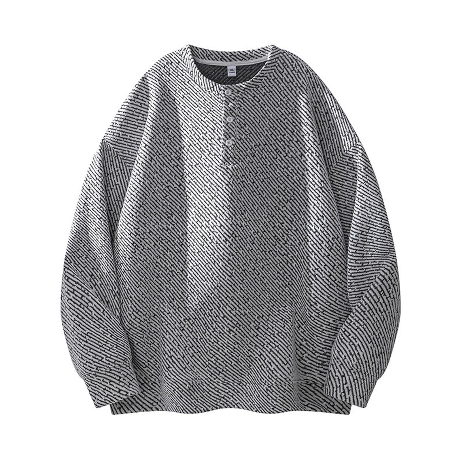 

Мужское худи свободного кроя спортивного стиля с круглым вырезом, однотонный топ без капюшона в стиле ленивый ветер XL белый