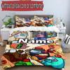 3pcs Duvet Cover Set (1*Duvet Cover + 2*Pillowcase, Without Core), Custom Name Among Us Pattern Bedding Set, Home Bedroom Decor Gift