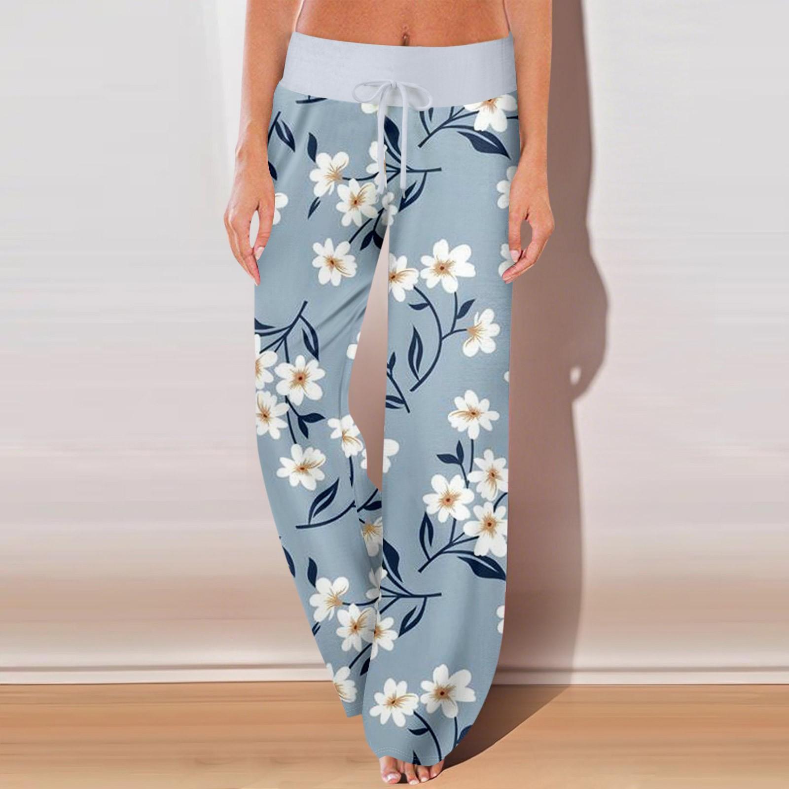 

Женские повседневные спортивные брюки с винтажным принтом, пижамные брюки с карманами XL красный