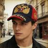 Russian Style Baseball Cap Cotton Adjustable Size 56cm to 60cm With Embroidery For Men Women Kids