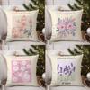 Flower Market Pillow Case Sofa Living Room Bedroom Double-sided Printing Square Cushion Nap Time Cushion Cover