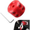 Winch Cable Hook Stopper, Rubber Winch Stopper For Wire & Synthetic Rope, With Stainless Steel Screws And Nuts Allen Wrench, Universal For ATV UTV
